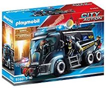 RRP £40.94 Playmobil City Action 9360 SWAT Truck With Light and