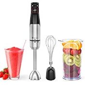 RRP £13.94 TSYMO 1000W Smart Stepless Speed Hand Blender