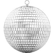 RRP £13.99 Mirror Ball -20CM Cool and Fun Silver Hanging Party Disco Ball