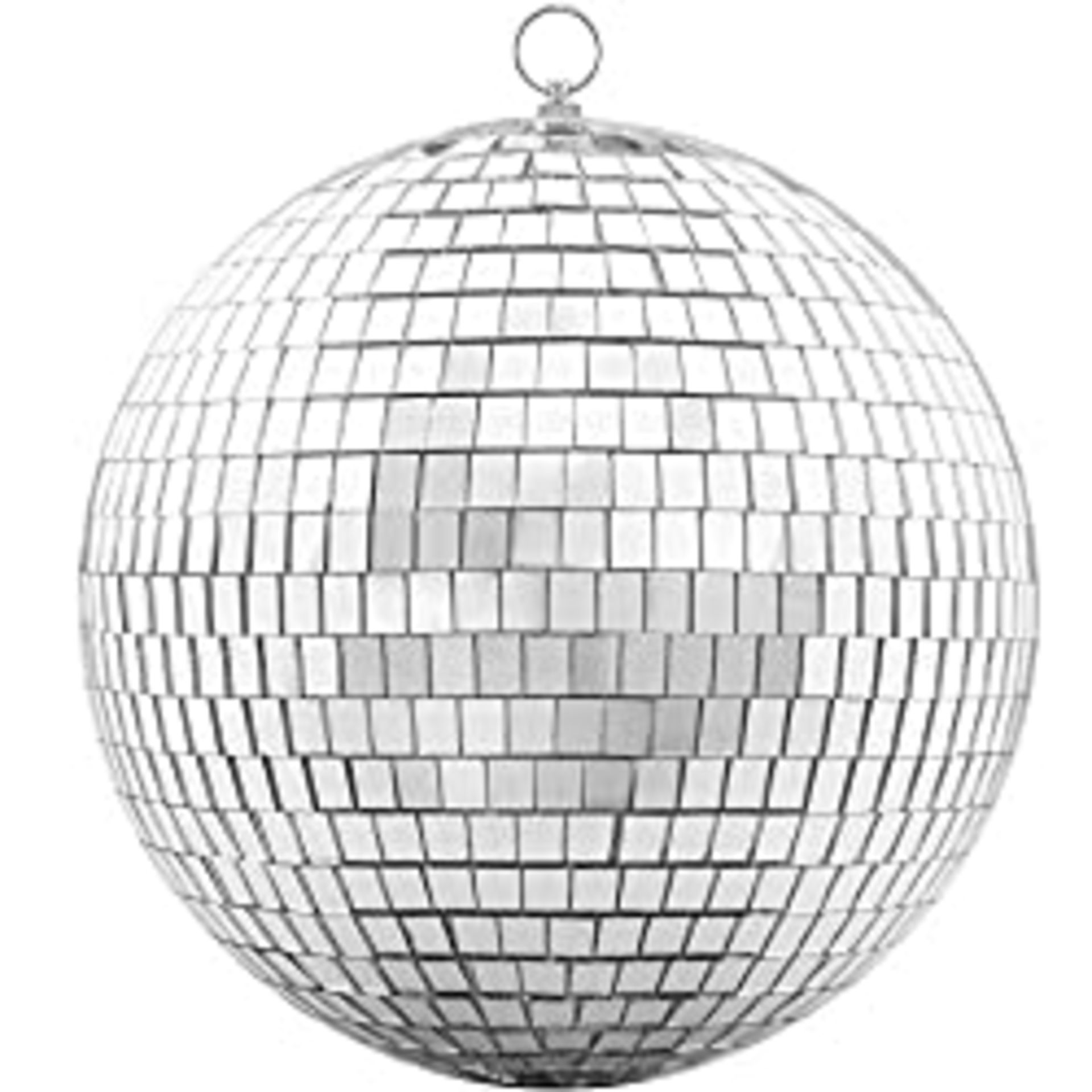 RRP £13.99 Mirror Ball -20CM Cool and Fun Silver Hanging Party Disco Ball