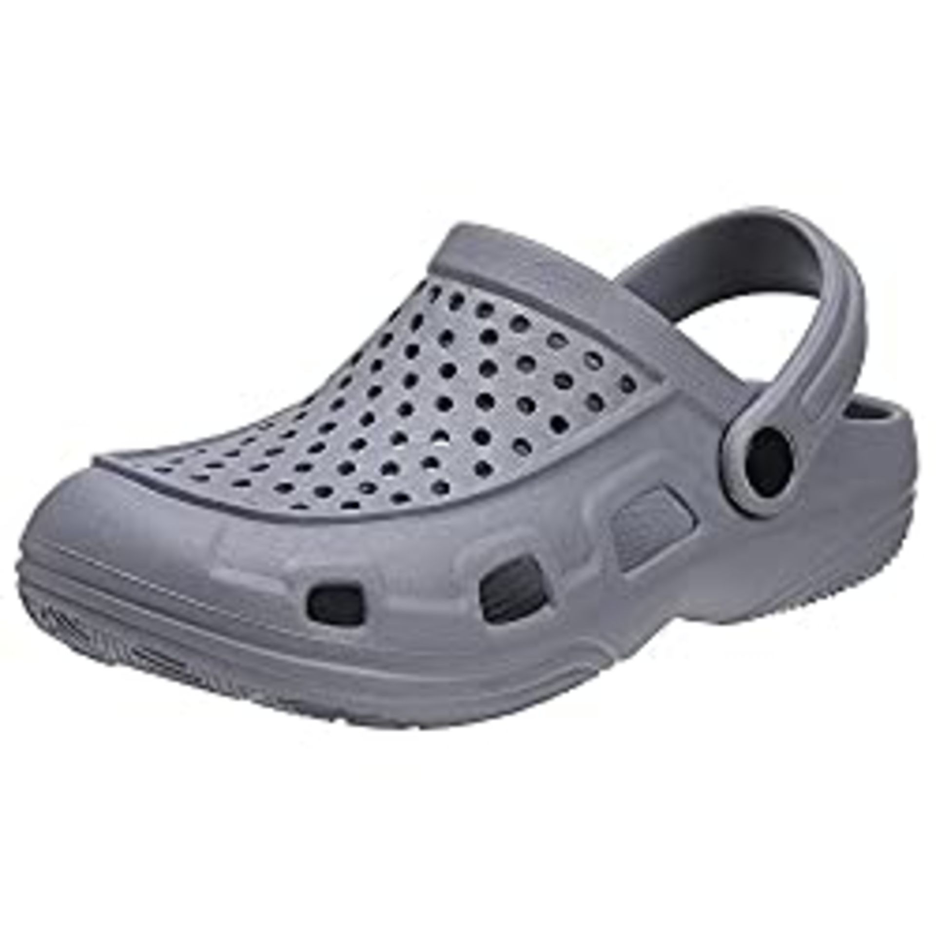 RRP £11.99 Beslip Unisex Garden Clogs Shoes Summer Sandals Slippers, Dark Grey 270