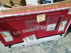 LG SMART TV 32" SMASHED SCREEN SMASHED SCREEN ( PLEASE NOTE WE CAN NOT DELIVER TVS YOU WILL HAVE TO