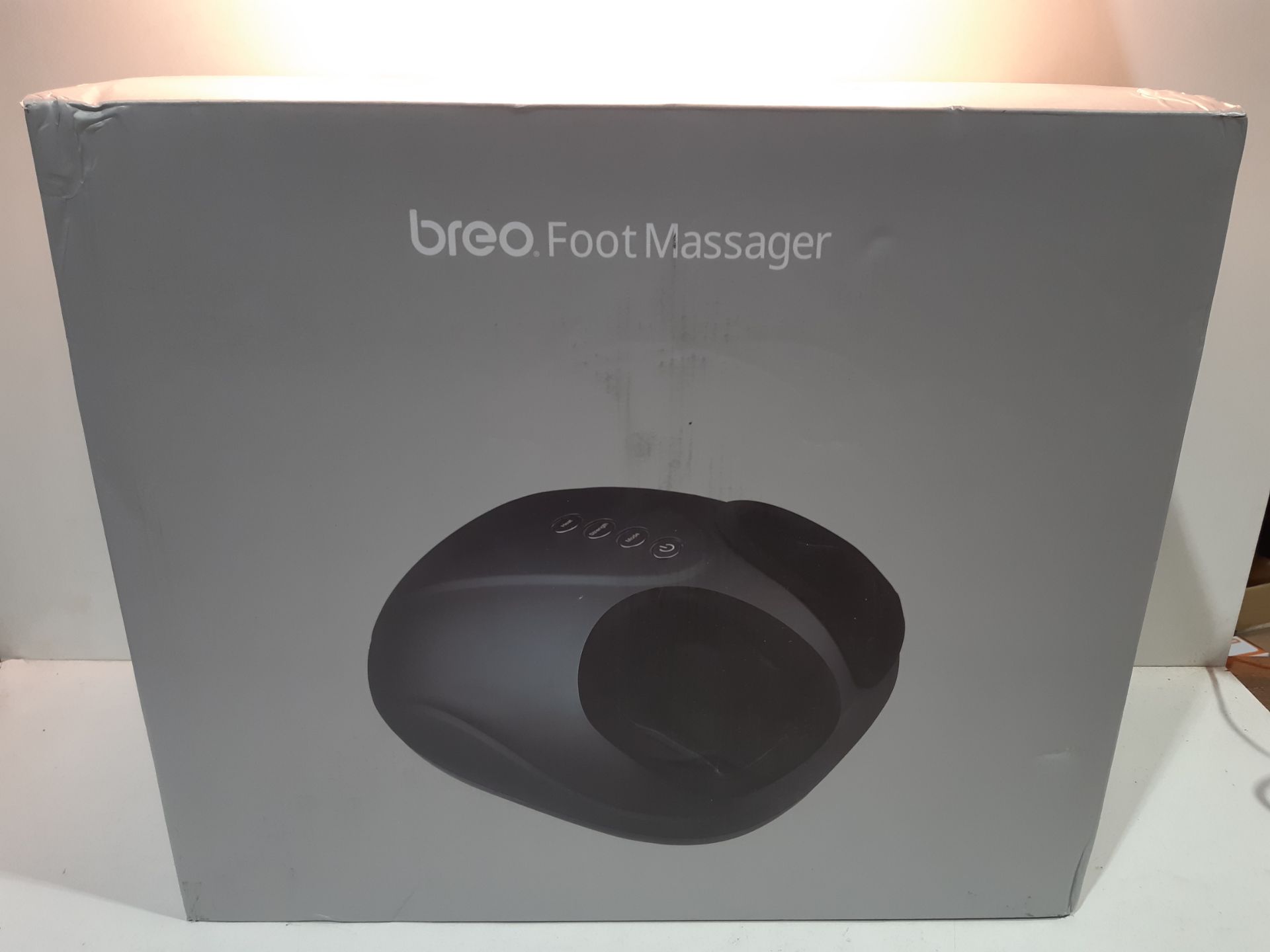 RRP £129.98 Breo Shiatsu Foot Massager Machine with Heat Function