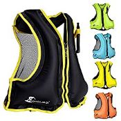 RRP £30.98 BTONGE Buoyancy Vests for Adults _Portable Inflatable