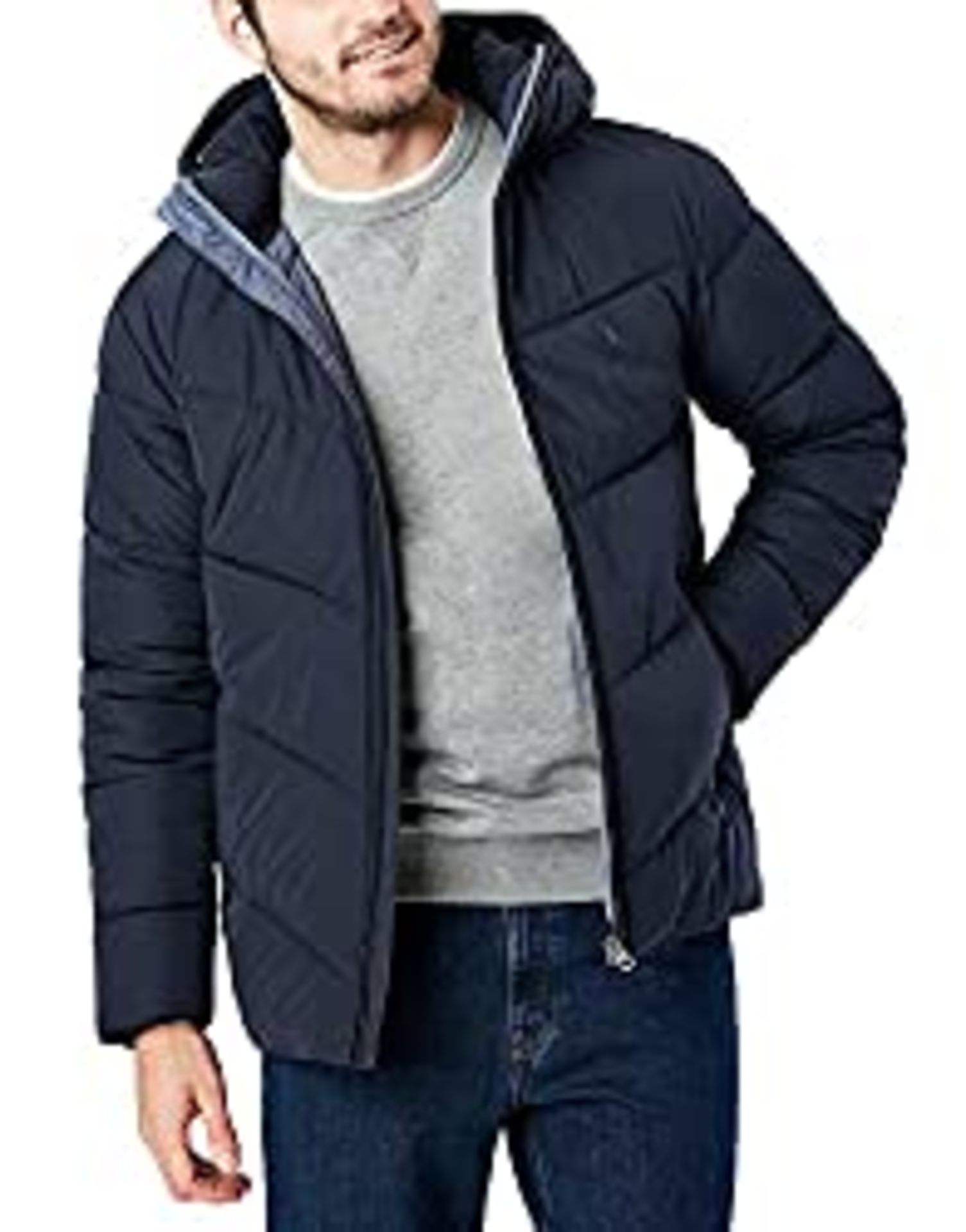 RRP £77.46 Joules Men's Driftwood Jacket, Marine Navy, M