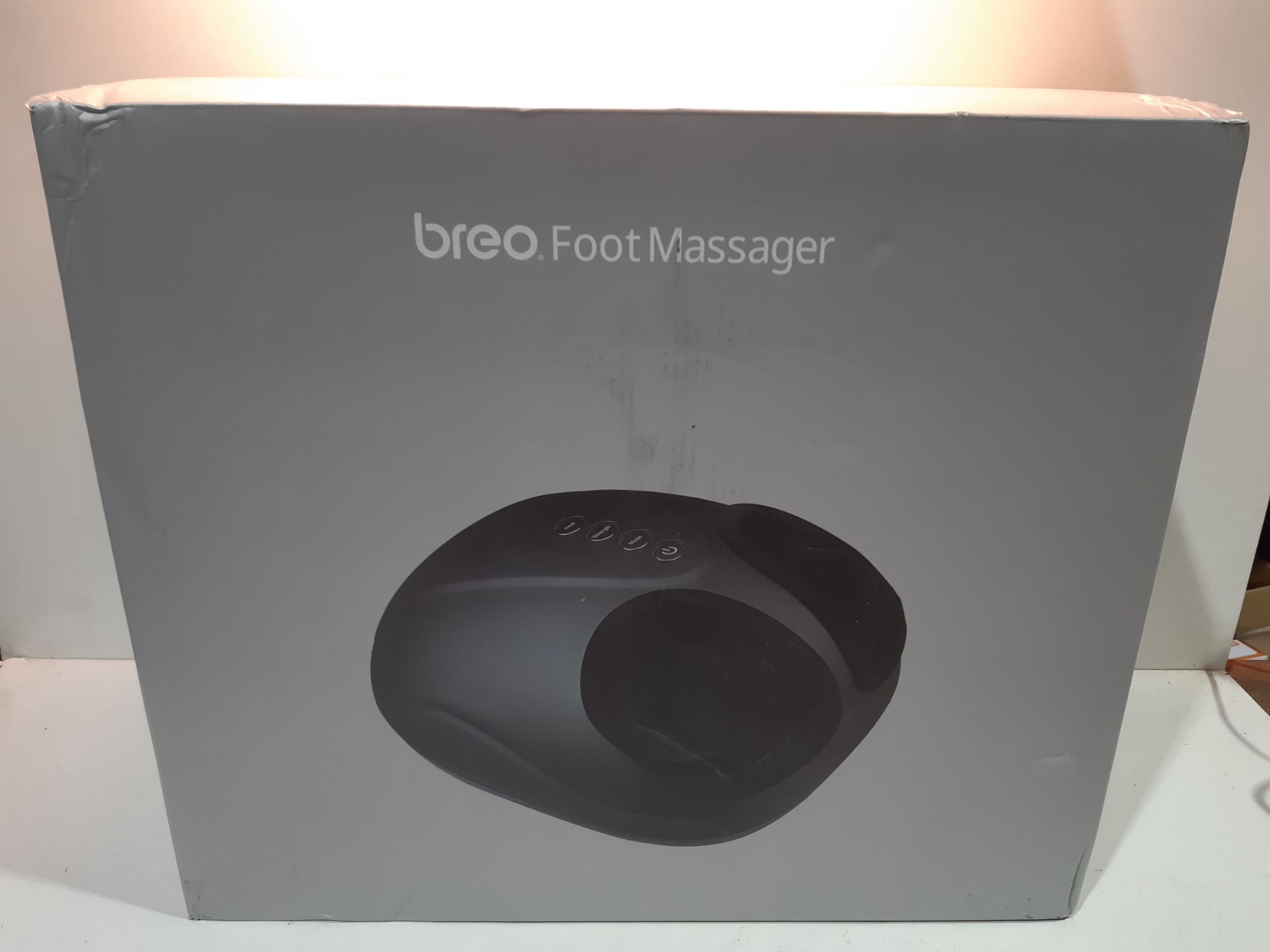 RRP £129.98 Breo Shiatsu Foot Massager Machine with Heat Function