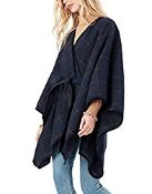 RRP £52.94 Joules Womens Sabrina Cut And Sew Cape - Jackdawblue - One Size