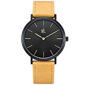 RRP £20.99 SHENGKE Creative Simplicity Women Watch Genuine Leather