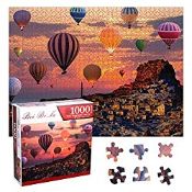 RRP £4.99 SOSPIRO 1000 Pieces Hot Air Balloon Jigsaw Puzzles for Adults