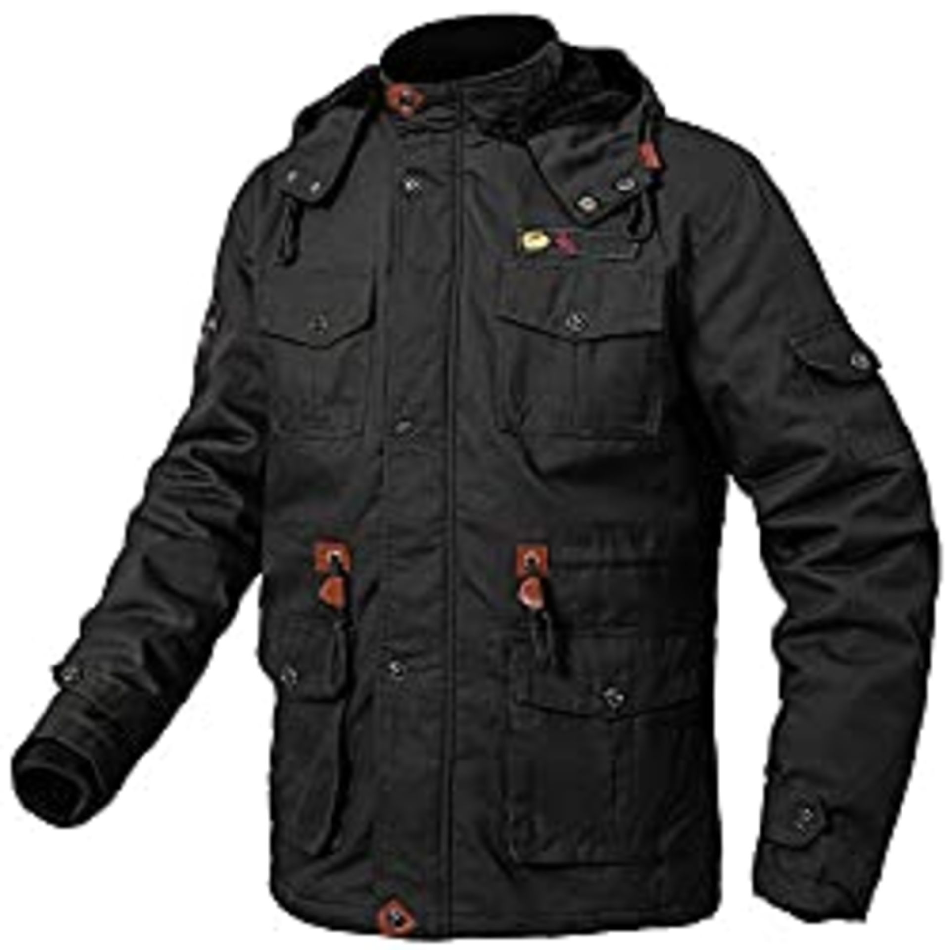 RRP £49.99 donhobo Men's Parka Winter Coats Jackets with Faux