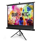 RRP £57.98 Duronic Projector Screen TPS50/43 50" Portable Tripod