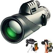 RRP £25.99 Monocular Telescope High Power 40_60 Compact Portable