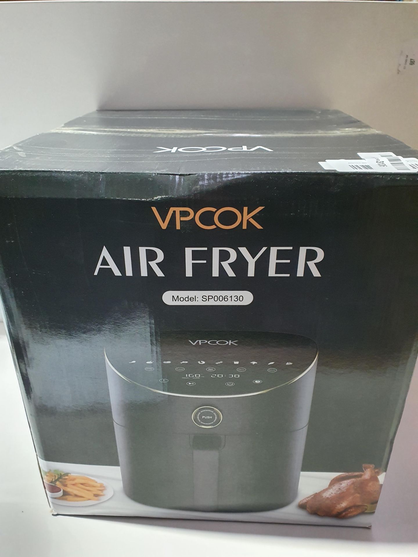 RRP £76.02 Air Fryer 5.5L XXL Airfryers for Home Use with 10 Cooking - Image 2 of 2