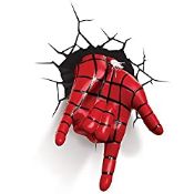 RRP £23.90 Marvel Spiderman Hand 3D Wall Light