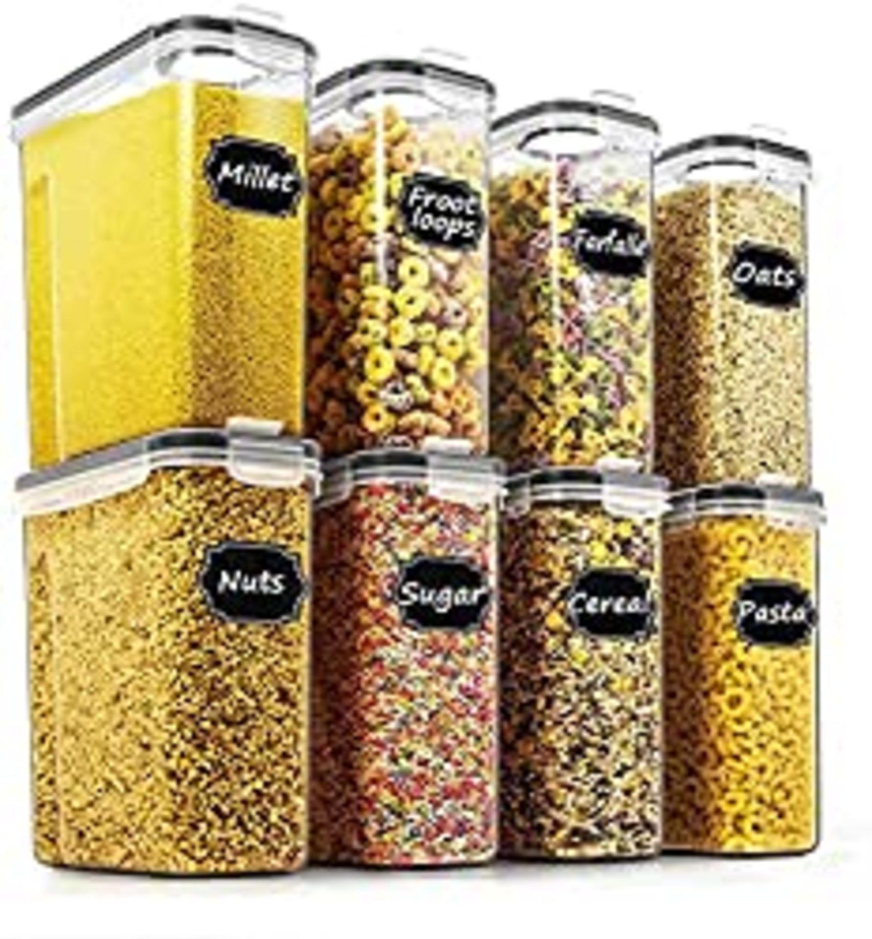 RRP £32.99 Cereal & Dry Food Storage Containers