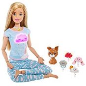 RRP £22.90 Barbie _Breathe with Me Meditation Doll