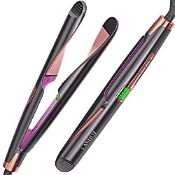 RRP £38.66 LANDOT 2 in 1 Hair Straightener and Curler