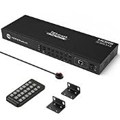 RRP £199.90 TESmart 16_1 HDMI Switch 16 In 1 Out 4K@60Hz HDCP 2.2