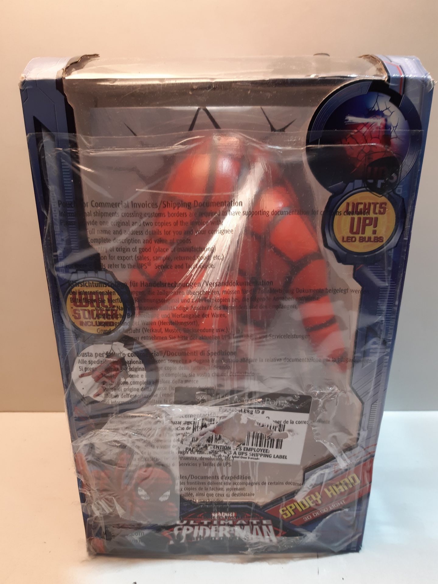 RRP £23.90 Marvel Spiderman Hand 3D Wall Light - Image 2 of 2