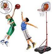 RRP £32.99 EARSOON Kids Basketball Hoop Stand Set