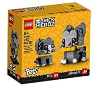 RRP £22.24 LEGO Brickheadz Kitten & Shorthair Cat Set 40441