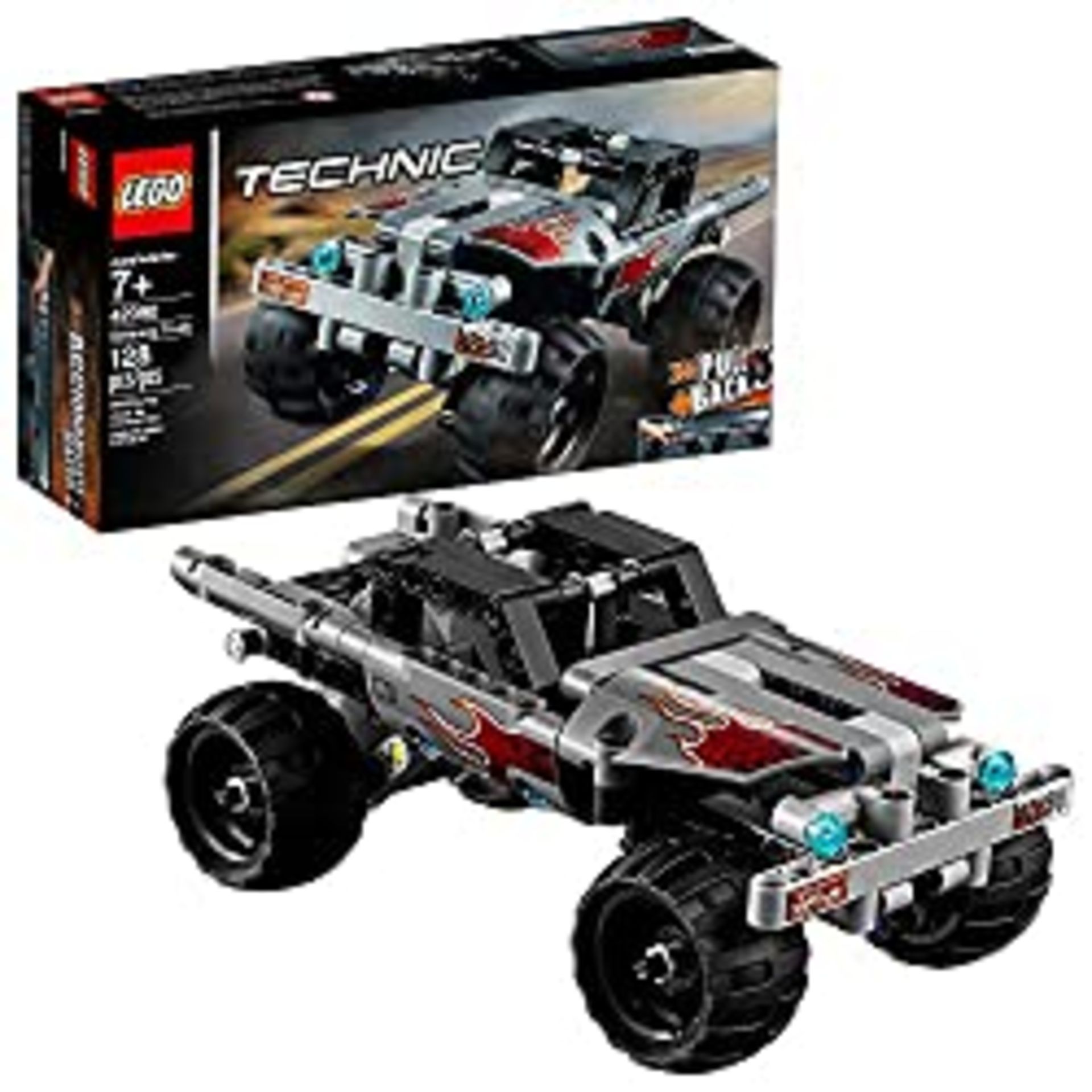 RRP £22.99 Technic LEGO Getaway Truck 42090 Building Kit , New 2019 (128 Piece)