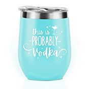 RRP £16.99 Onebttl This is Probably Vodka Tumbler