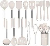 RRP £25.99 Silicone Cooking Utensil Set