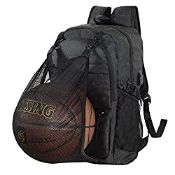 RRP £25.36 Adorence Basketball Backpack with USB Charging Port