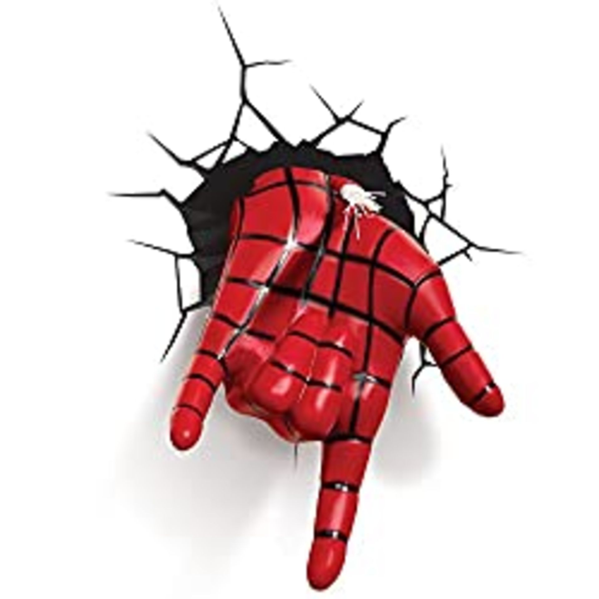 RRP £23.90 Marvel Spiderman Hand 3D Wall Light