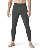 RRP £50.80 LAPASA Men's 100% Merino Wool Base Layer Bottom