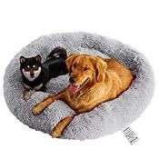 RRP £61.49 Calming Dog Cat Bed 50/70/85/100/120cm Plush Donut