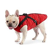 RRP £18.84 Dociote Dog Coat With Harness for Small Dogs