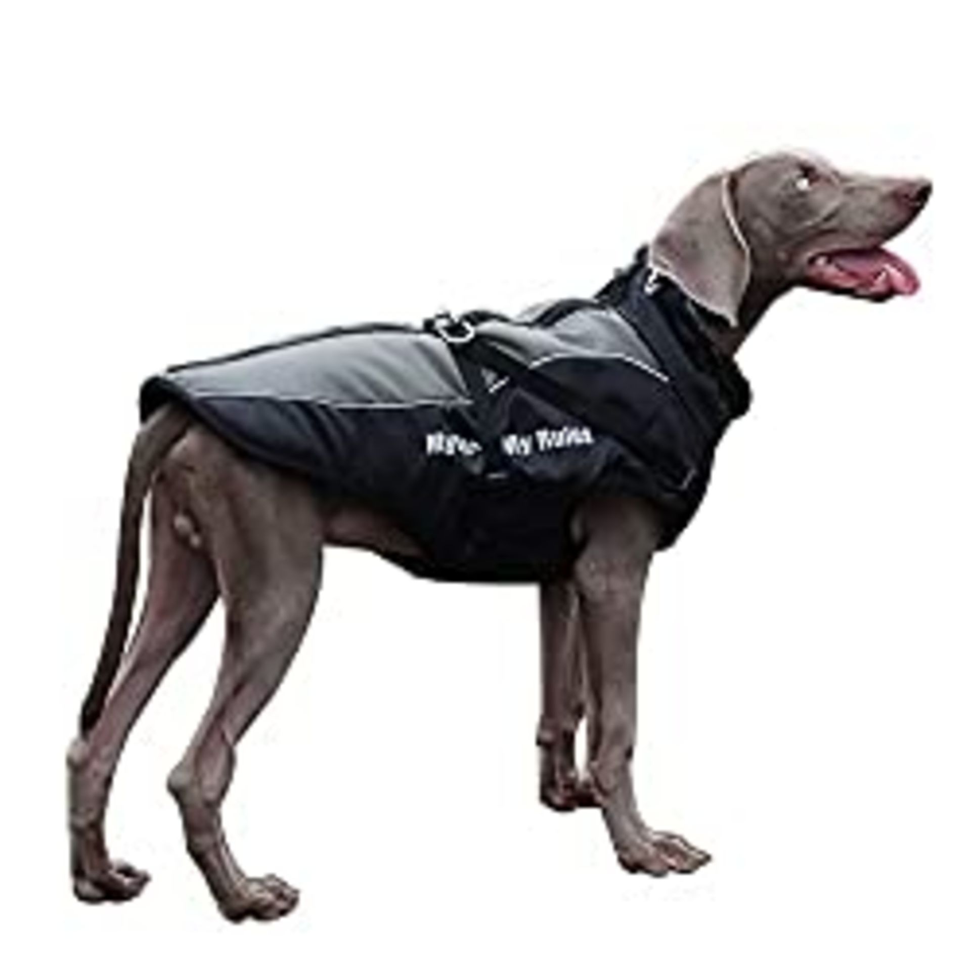 RRP £22.30 Dog Jacket with Harness Large Dogs Coats Waterproof