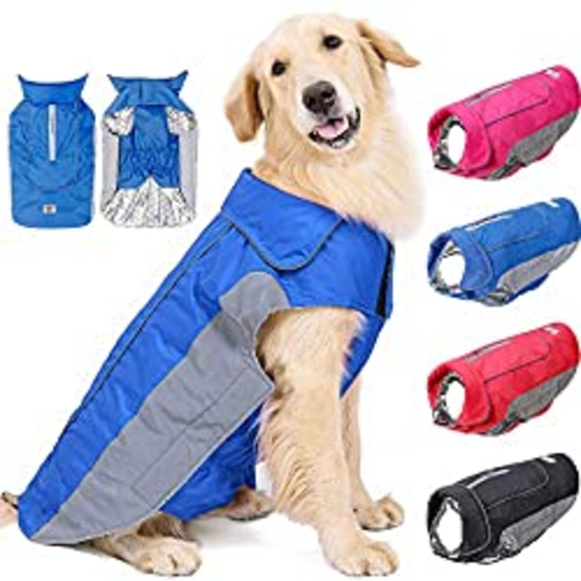 RRP £23.99 Penivo Waterproof Reflective Pet Clothes Warm with