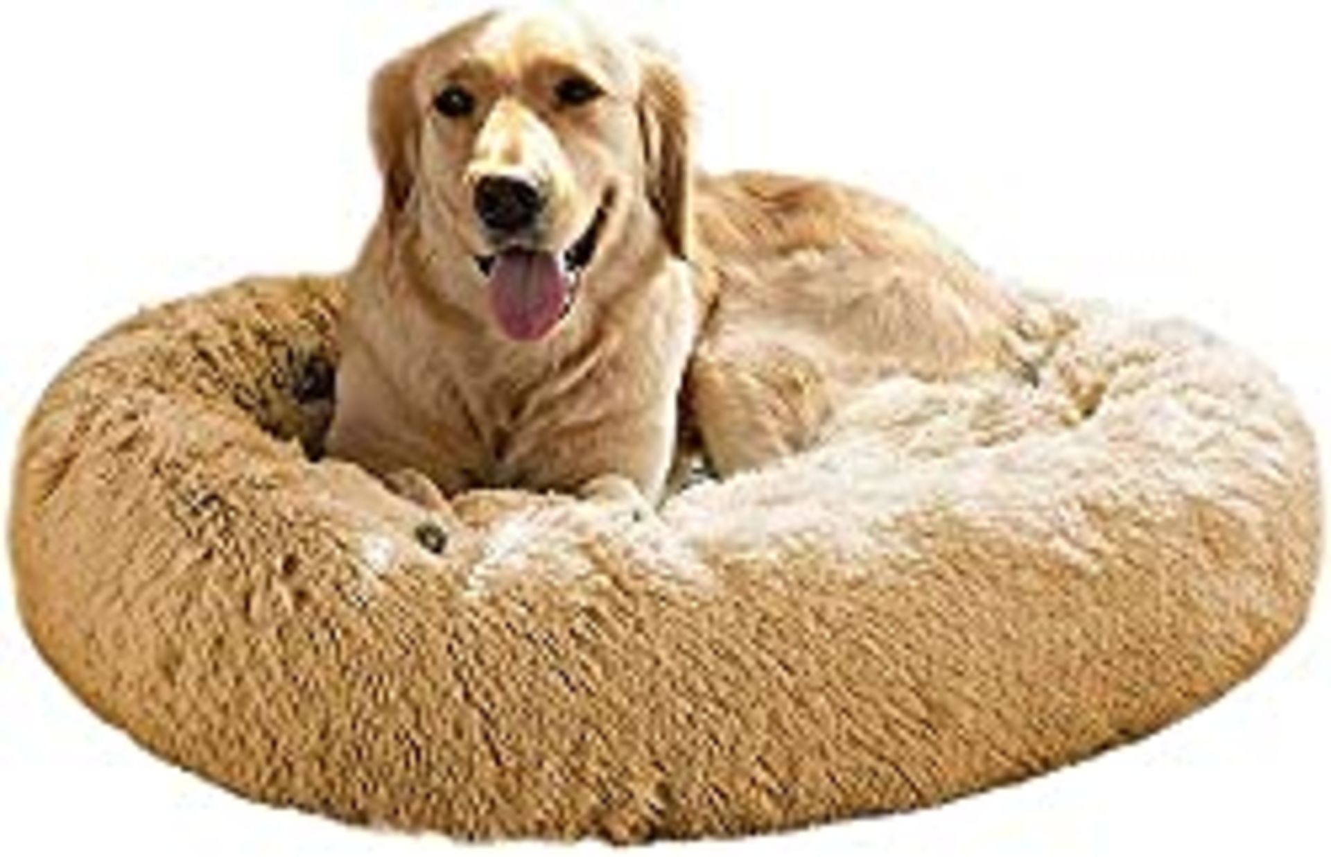 RRP £29.99 Dog Bed Washable Round Bed for Medium Dogs
