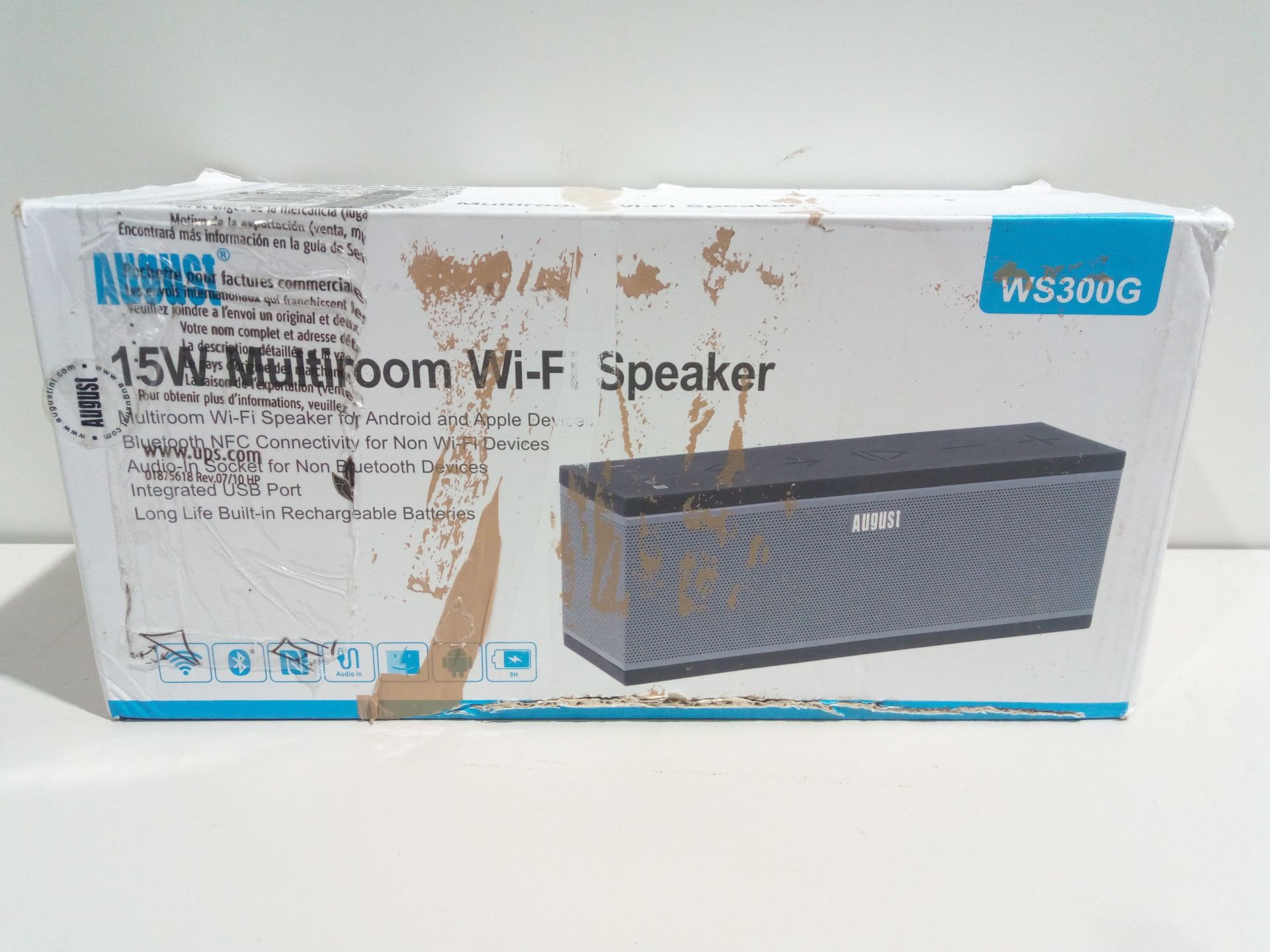 RRP £70.78 WiFi Multiroom Wireless Stereo Speaker - August WS300 WiFi - Image 2 of 2