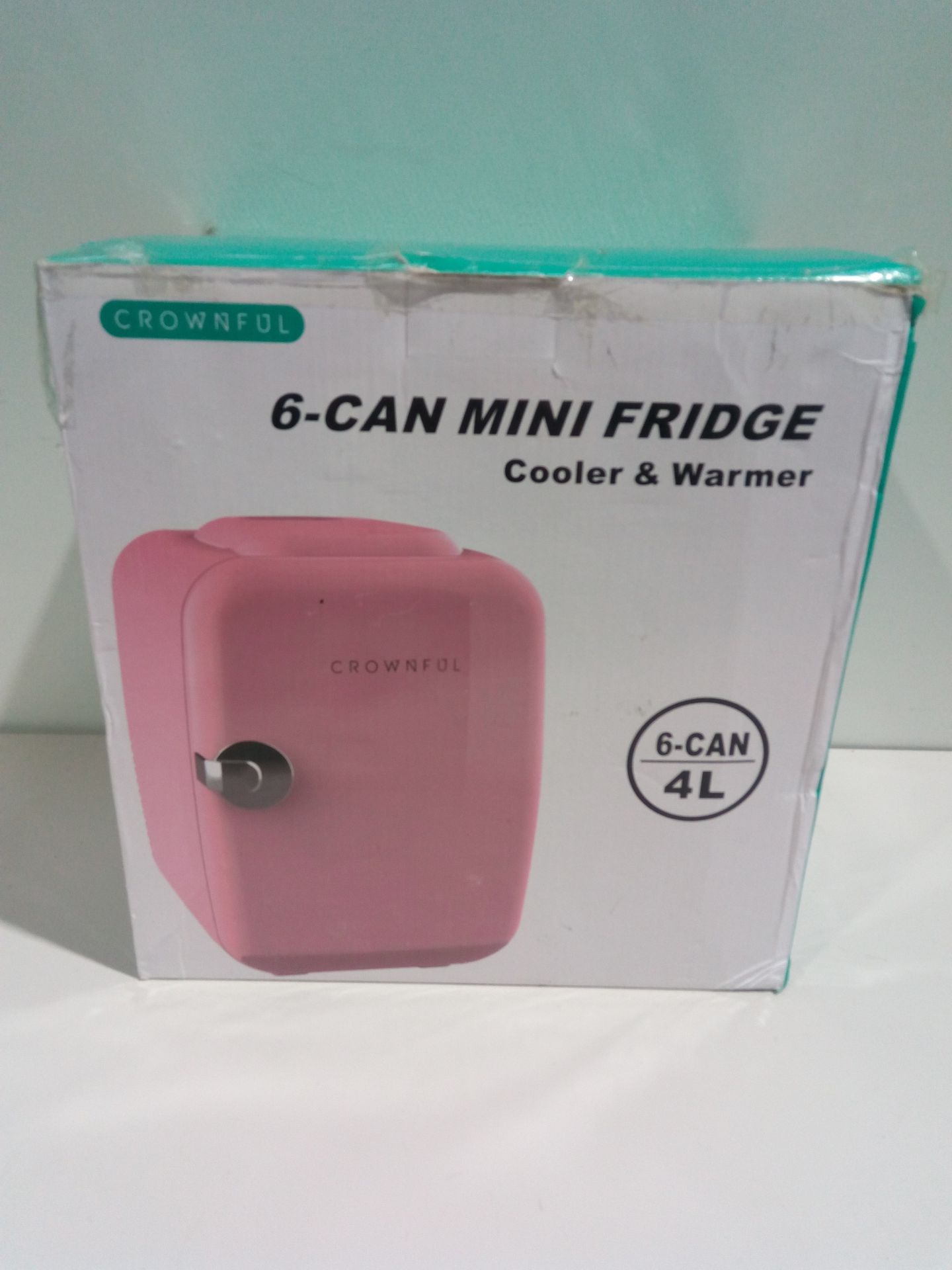 RRP £39.98 CROWNFUL Mini Fridge - Image 2 of 2