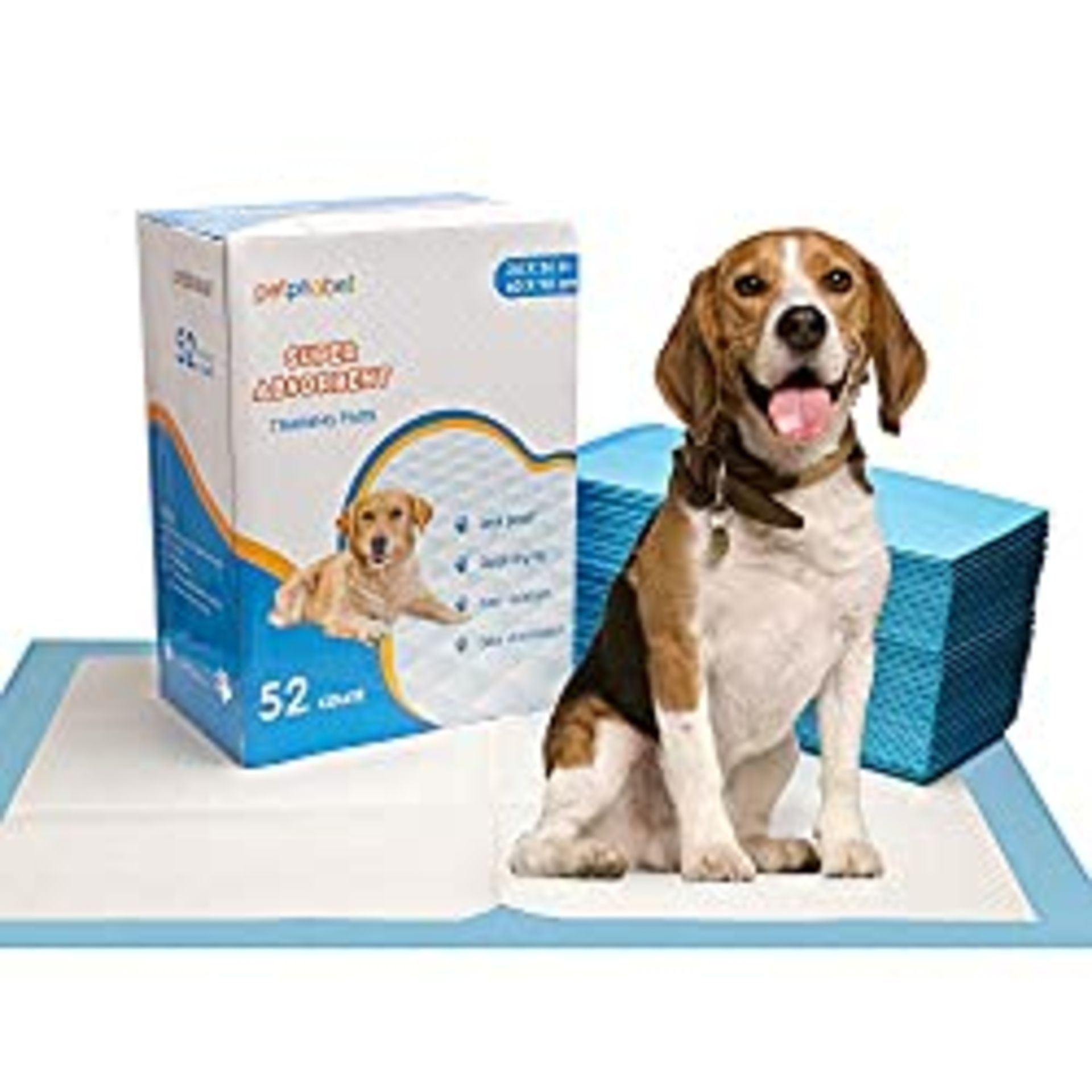 RRP £32.09 petphabet large puppy pads 60x90cm super absorbent