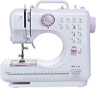 RRP £46.99 Sewing Machine-12 Stitch Patterns Foot Pedal Double