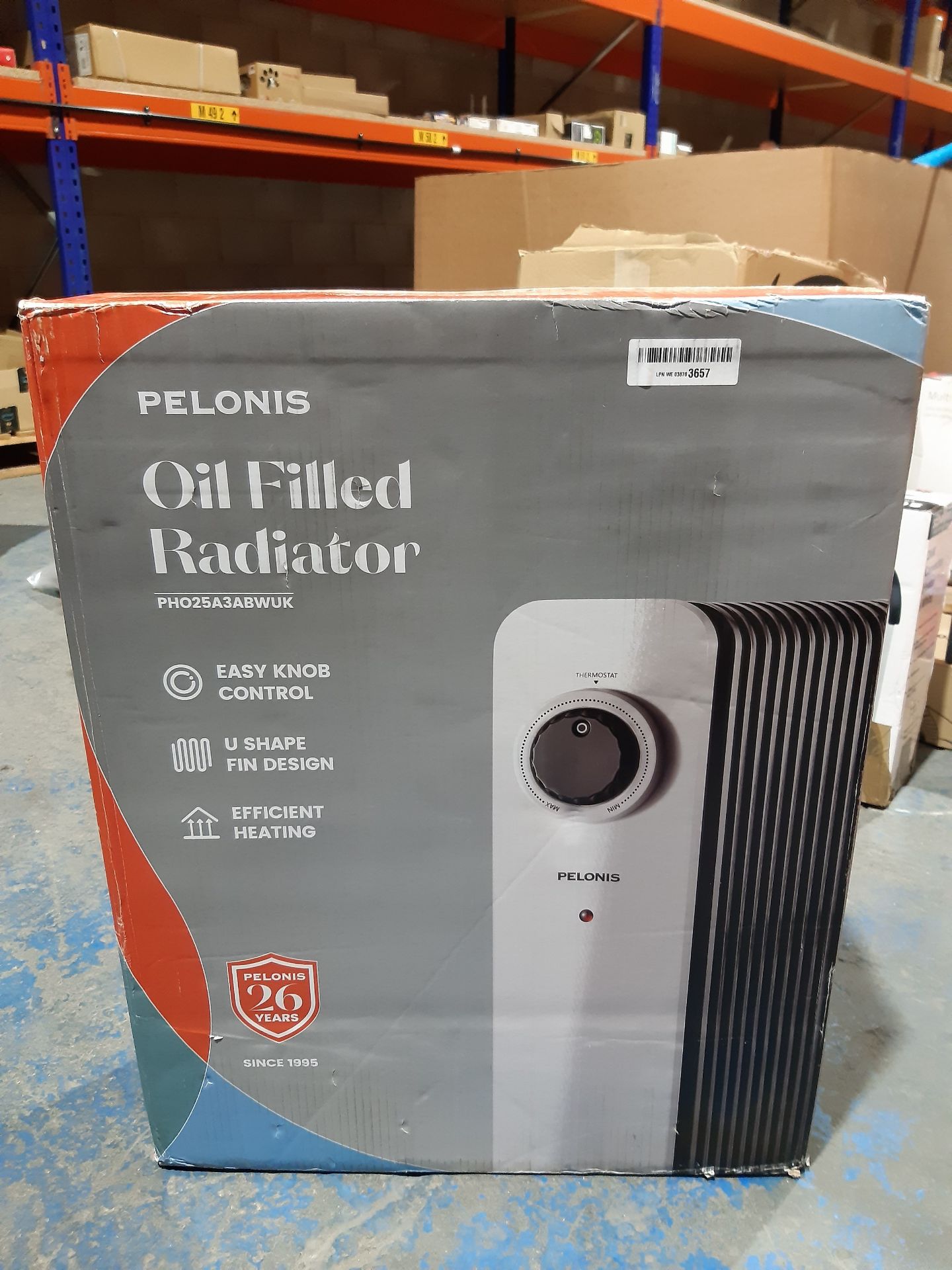 RRP £109.99 PELONIS PHOENIX 13M Oil Filled Radiator 2500W - Image 2 of 2