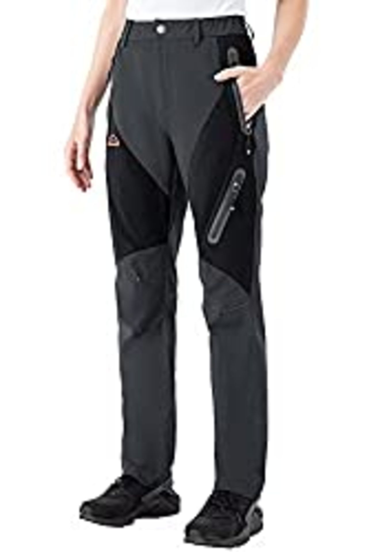 RRP £27.98 donhobo Womens Waterproof Walking Trousers Zipper Pockets