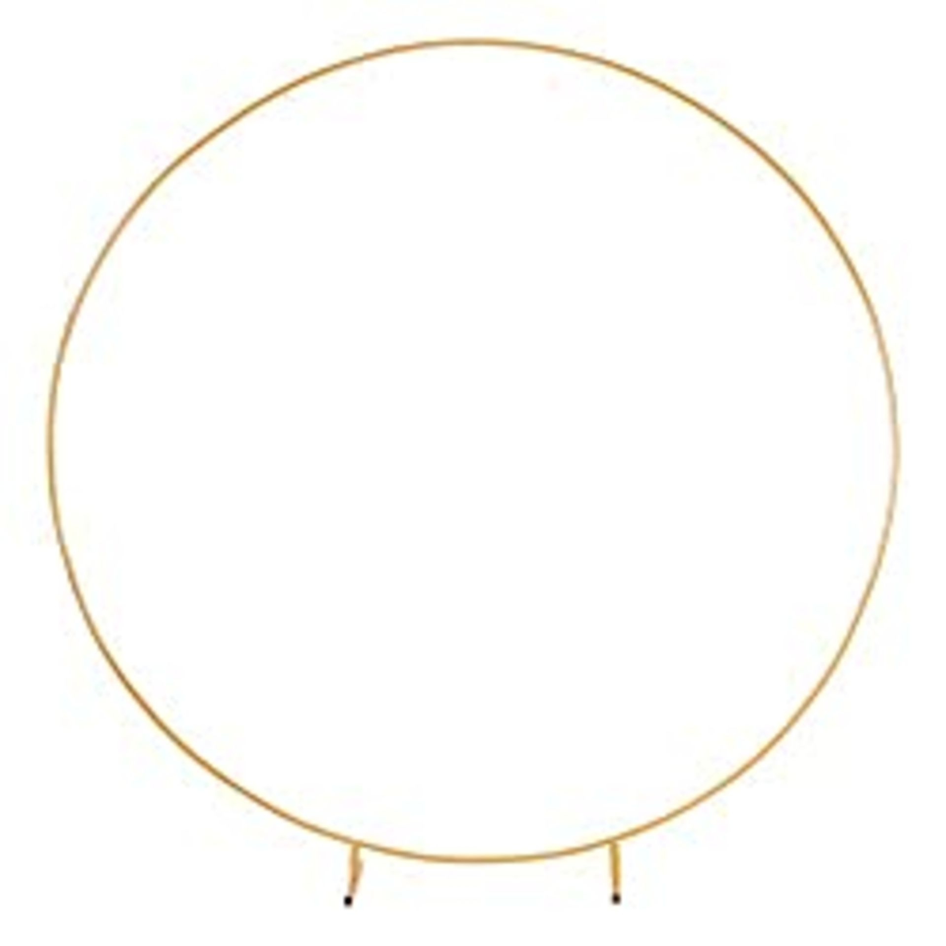 RRP £50.53 PILIN Huge Gold Metal Round Balloon Arch Kit Removable