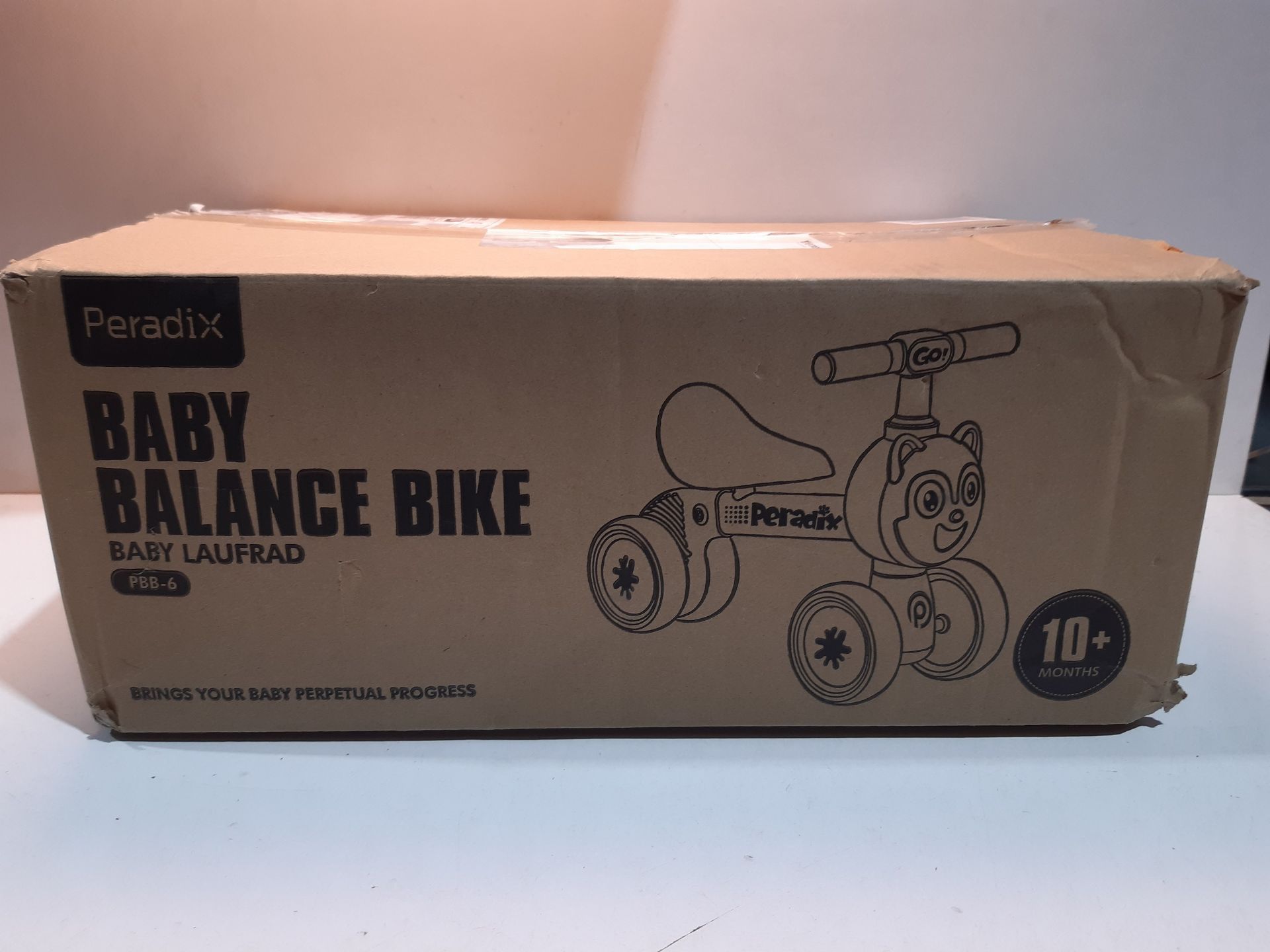 RRP £39.08 Peradix Toddler Balance Bike Baby Ride On Bike Toy - Image 2 of 2