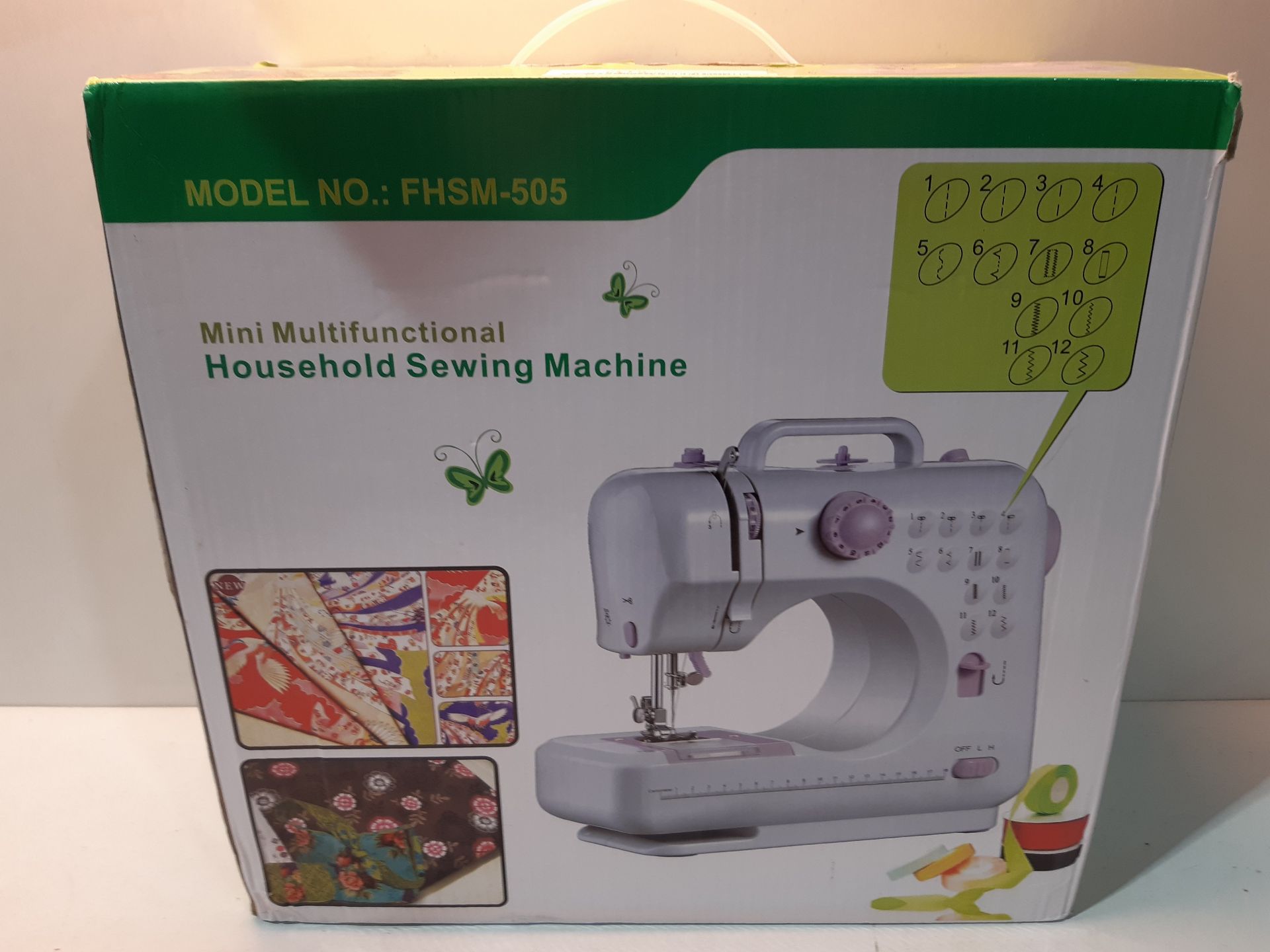 RRP £46.99 Sewing Machine-12 Stitch Patterns Foot Pedal Double - Image 2 of 2