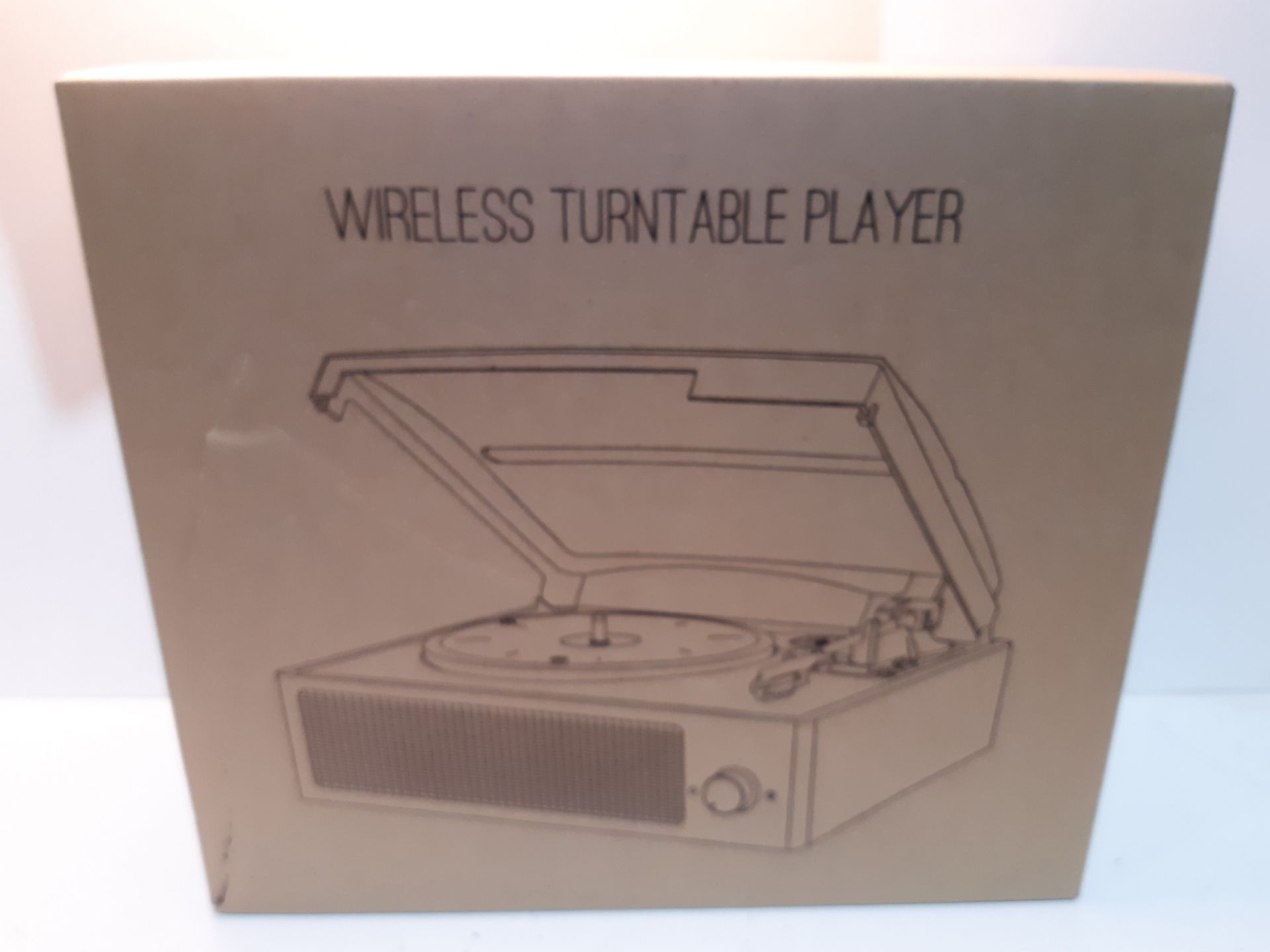 RRP £46.99 Vinyl Record Player Turntable with Built-in Bluetooth - Image 2 of 2