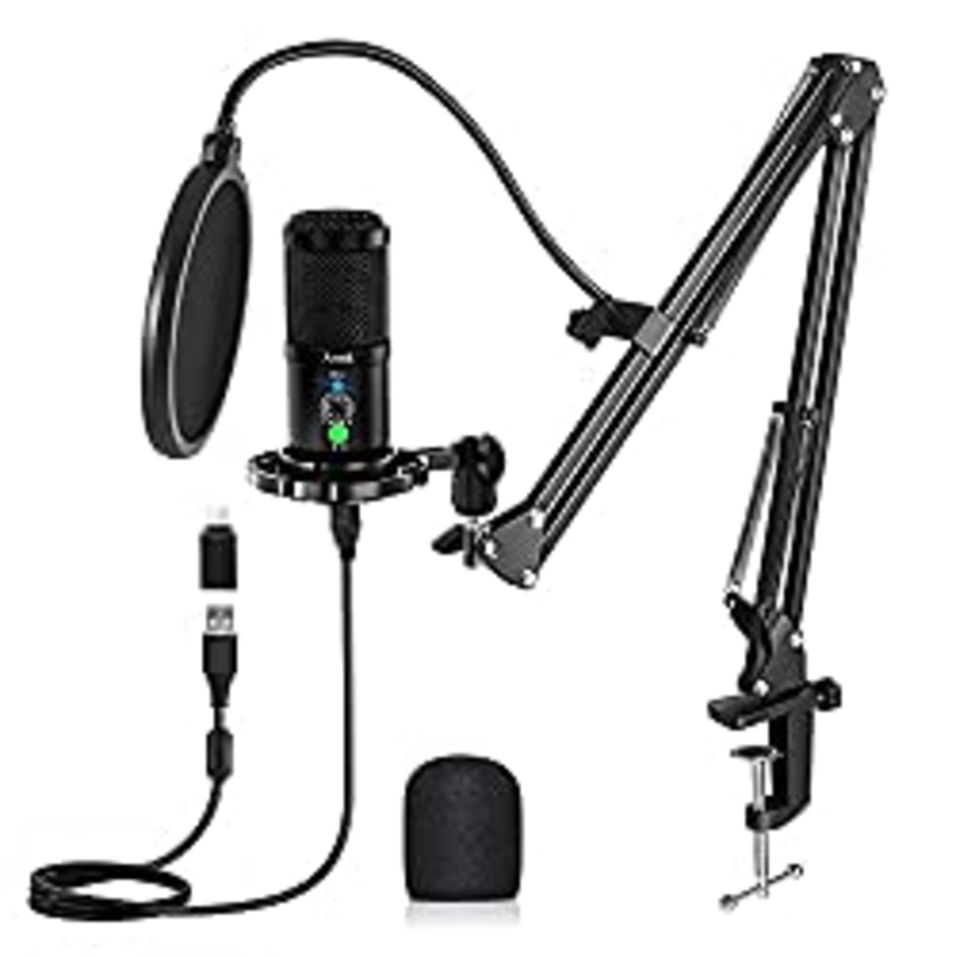 RRP £39.98 USB Microphone Kit 192KHZ/24BIT