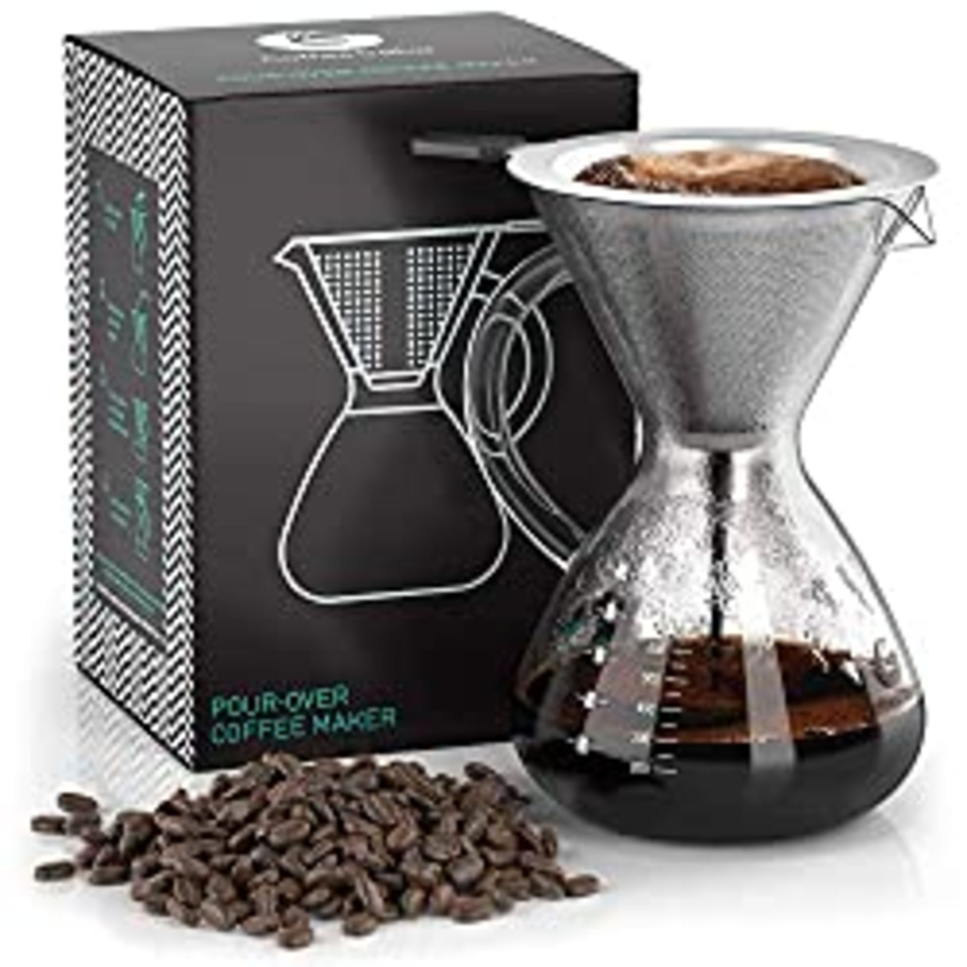 RRP £28.55 Coffee Gator Pour Over Brewer Unlock More Flavour