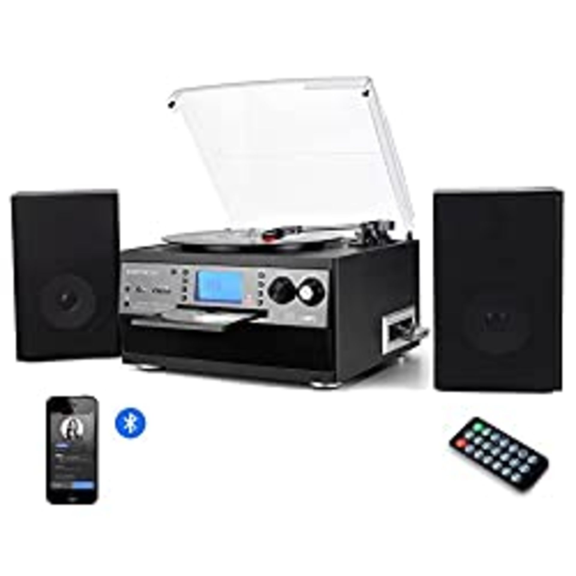 RRP £129.98 DIGITNOW! Bluetooth Viny Record Player