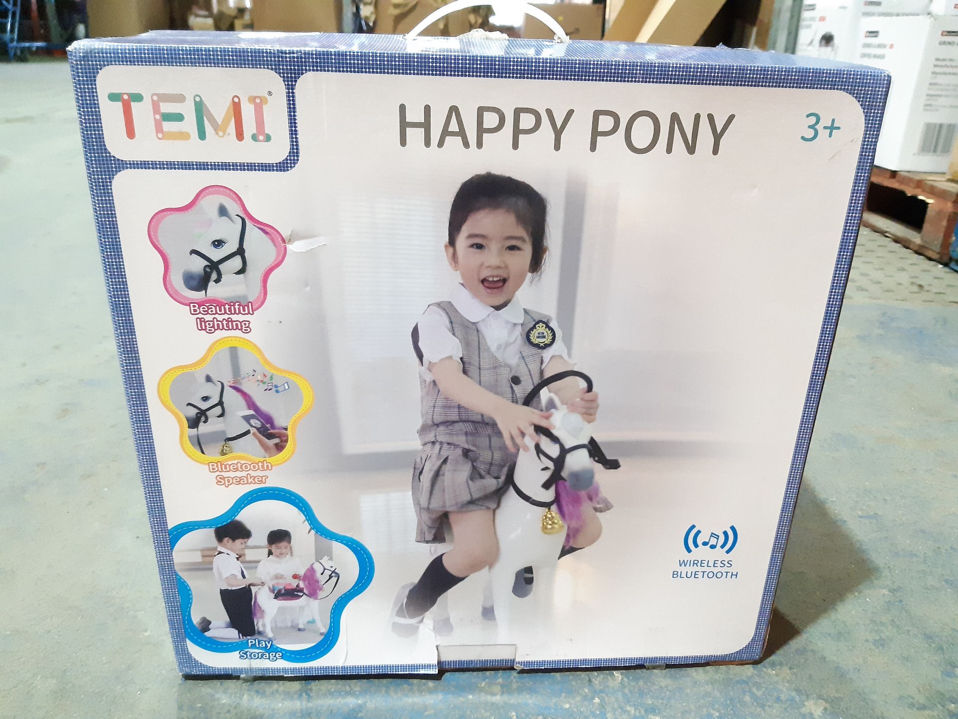 RRP £59.99 TEMI Riding Horse for Kids - Image 2 of 2